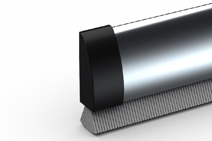 Door bottom seal Inox de Luxe