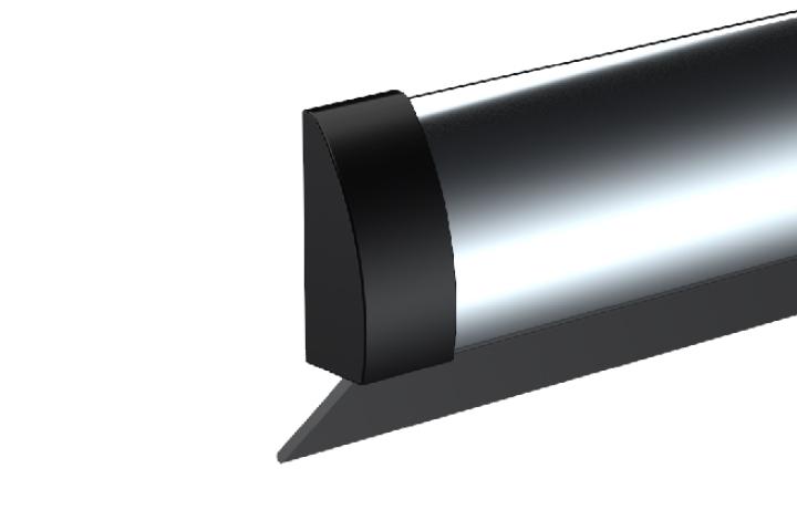 Door bottom seal Inox