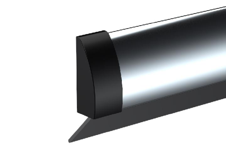 Door bottom seal Inox