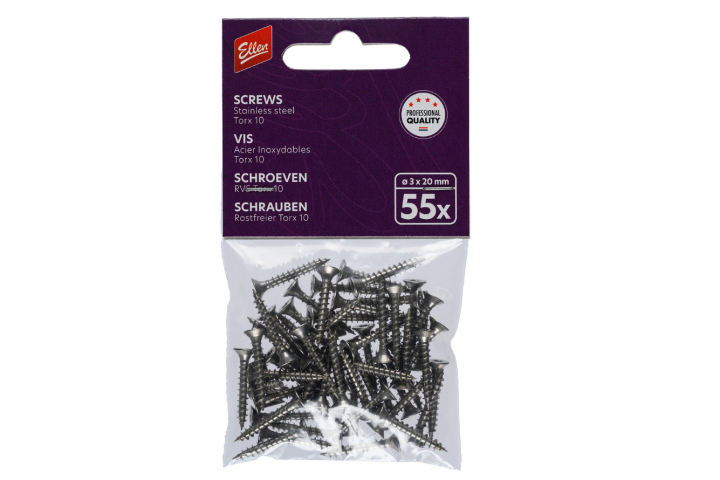 Stainless steel Torx screws