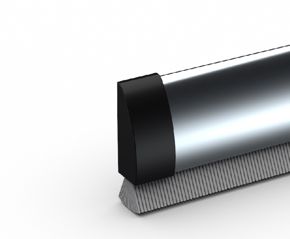 Door bottom seal Inox de Luxe