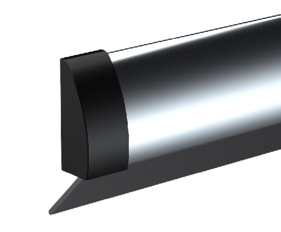 Door bottom seal Inox